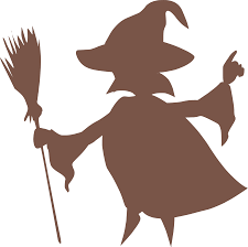 What to Do with Your Dog on Halloween- A shadow of a witch 