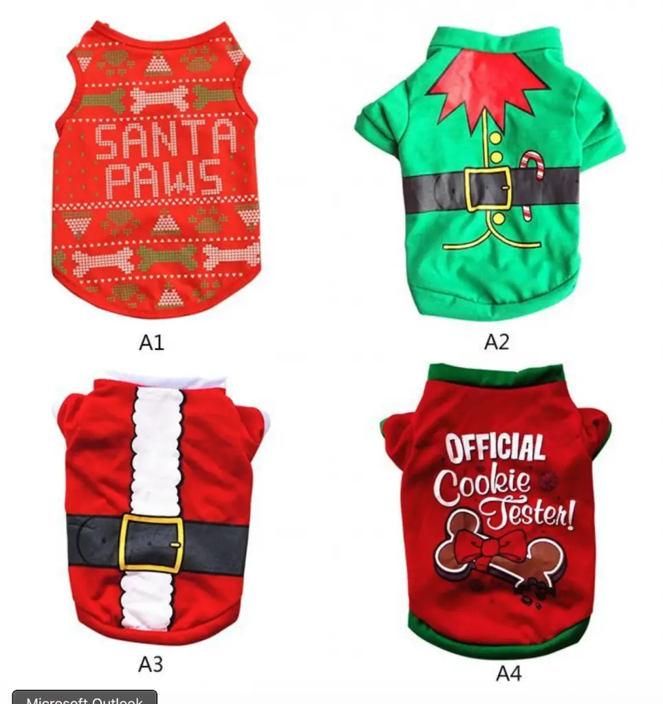 Small To Large Dog Christmas Costumes and Outfits |