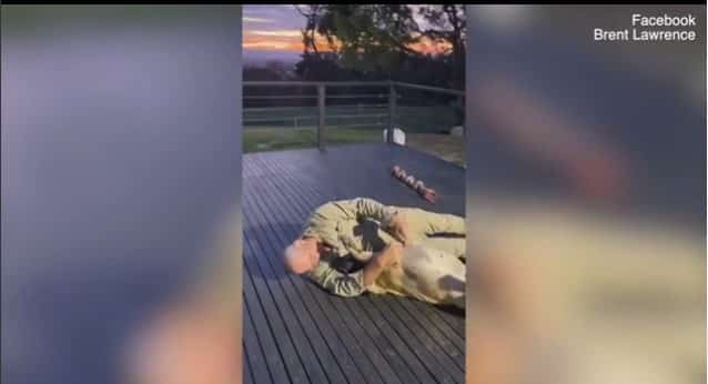 Heartwarming Moment a War Veteran with PTSD Reunites With His Dog After He Was Stolen |