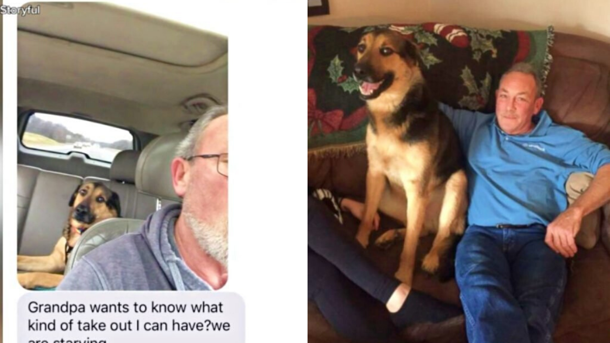 She Left Her Dog With Her Dad, Then Received The Best Texts Ever From Him During The Day |