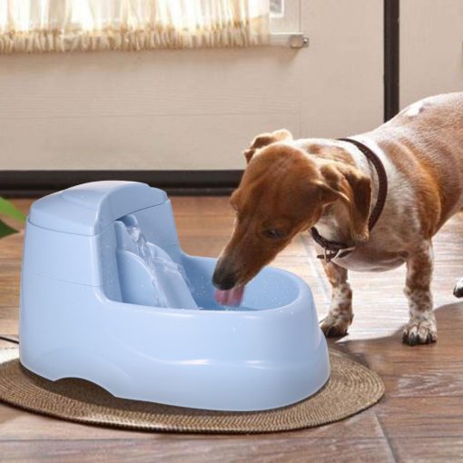 2.5L Electric Pet Drinking Fountain Bowl with Carbon Filter Dispenser Stunning Pets EU Plug