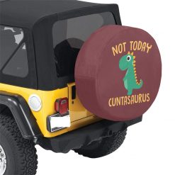 Not Today Cuntasaurus Spare Tire Cover (17") 7
