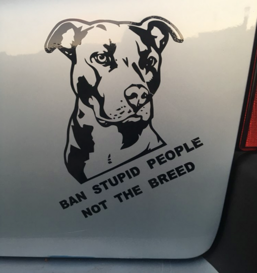 Ban stupid people not the breed "7.8'x10.2'" 1