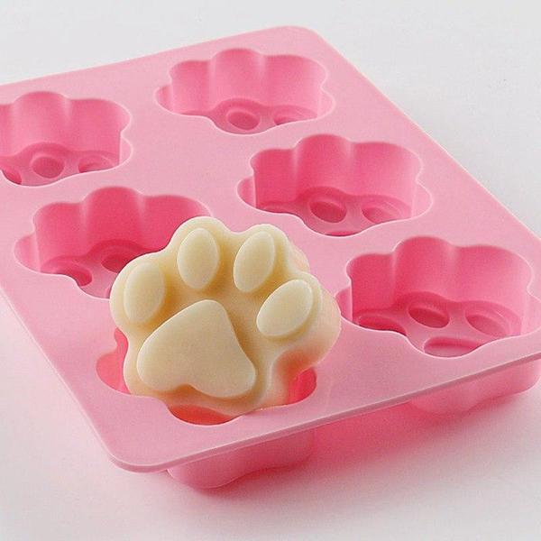 3D Paw Print Silicone Baking Mold