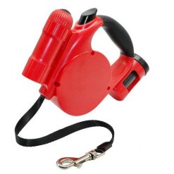 3 in 1 Retractable LED Dog Leash | Best Gift for Dog Parents August Test GlamorousDogs Red 4.5 M 
