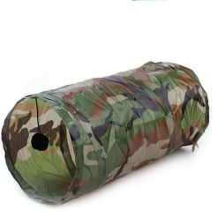 50*25cm Cat Play Tunnel Stunning Pets Army Green