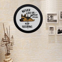 Never Give Up on Your Dreams Wall Clock 7