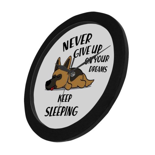 Never Give Up on Your Dreams Wall Clock 3