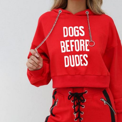 Dogs Before Dudes Crop Top 7