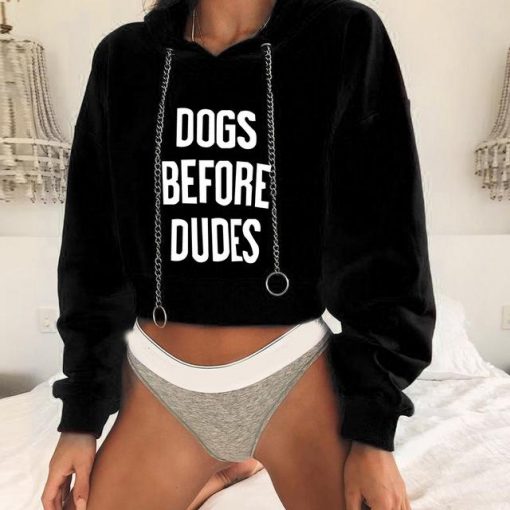 Dogs Before Dudes Crop Top 3