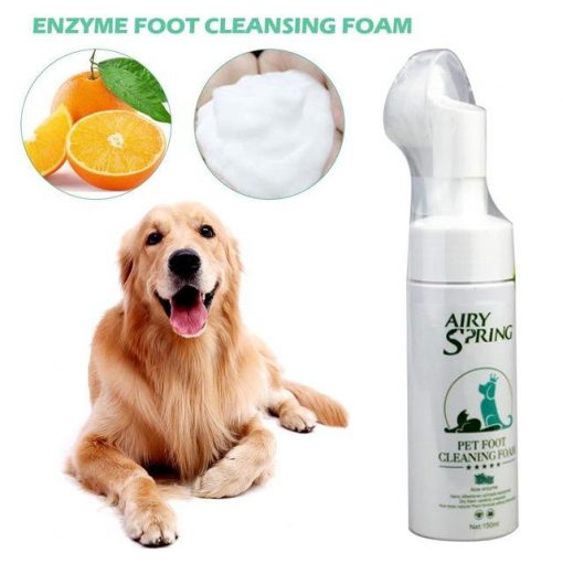 Natural Paw Foam Cleaner With A Silicone Brush 3