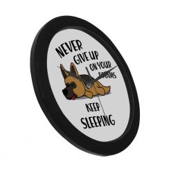 Never Give Up on Your Dreams Wall Clock 5