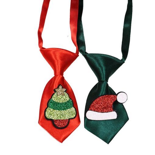 10 Adjustable Christmas Neck Ties For Puppies (soft and colorful) 5