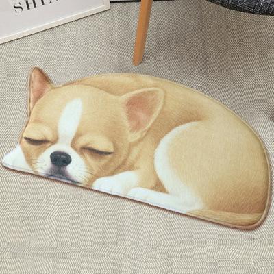 3D Dog Shape Welcome Mats Doormats 1