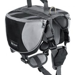Adjustable Saddle Bag for Dogs GlamorousDogs S Black 