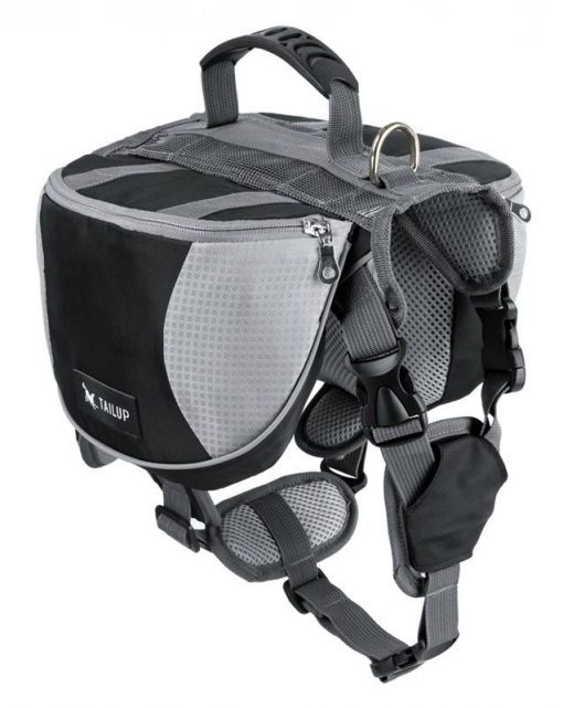 Adjustable Saddle Bag for Dogs GlamorousDogs S Black