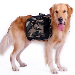 Adjustable Saddle Bag for Dogs GlamorousDogs S Camouflage