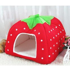 Adorable Dog Igloo Tent for Winter Stunning Pets Red 26x26x28cm 