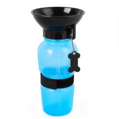 Auto Dog Mug| Dog Portable Water Bottle Stunning Pets Blue 500ml 