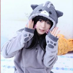 Autumn Winter Ear Cat Hoodie Outfit Stunning Pets
