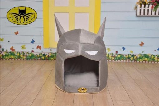 Batman's Dog House| Super Hero Dog Bed Stunning Pets Gray L