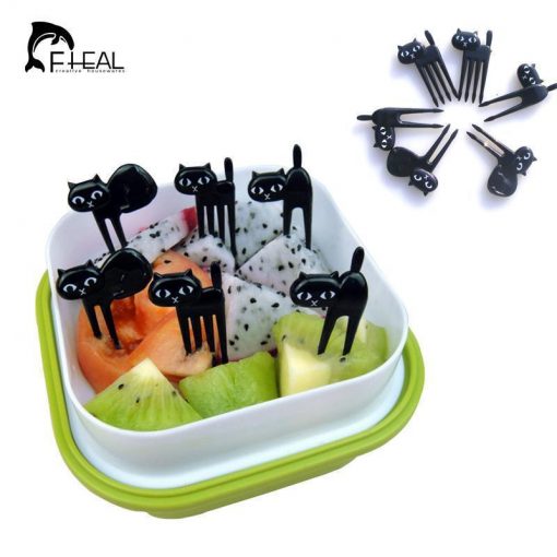 Black Cat Fork – 6 Pieces Pack Stunning Pets