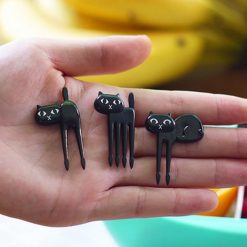 Black Cat Fork – 6 Pieces Pack Stunning Pets 