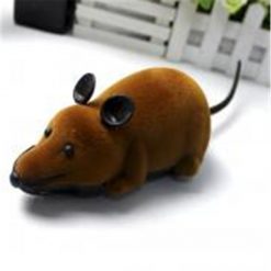 Black Funny Cat Toy Wireless RC Gray Rat Mice Stunning Pets 
