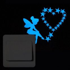 Blue-light Glow in the Dark Decoration Sticker Stunning Pets 002 Fairy Stars 