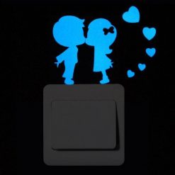 Blue-light Glow in the Dark Decoration Sticker Stunning Pets 004 Fall in Love 
