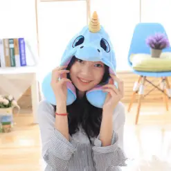 Blue/Pink Unicorn Pillow Hat Stunning Pets 