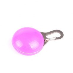 Bright Dog / Cat LED Night Safety Flash Light for Collars Stunning Pets Pink M 