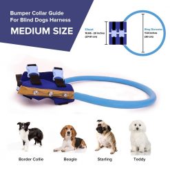Bumper Collar Guide For Blind Dogs Harness Bumer collar GlamorousDogs M 