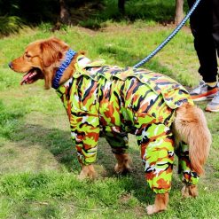 CAMOUFLAGE™: A Protective Rain Coat With A Unique Look For Your Dog GlamorousDogs 20 Green 