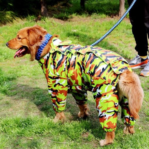 CAMOUFLAGE™: A Protective Rain Coat With A Unique Look For Your Dog GlamorousDogs 20 Green