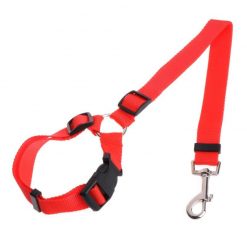 CARSAFE™: Adjustable Dog Safety Seat Belt Seat Belt GlamorousDogs Red 1pc (Save $16) 