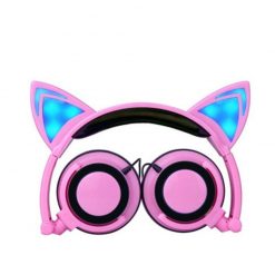 Cat Ear Headphone with Glowing LED Light Stunning Pets