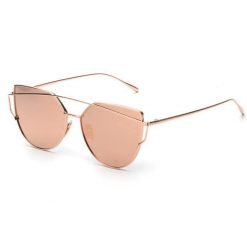 Cat Eye Elegant Sunglasses Stunning Pets pink mirror 