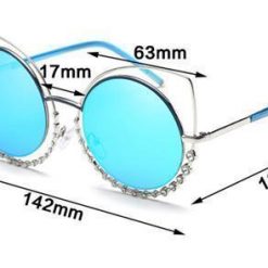 Cat Eye Mirror Sunglasses Stunning Pets 