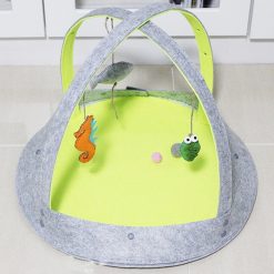 Cat House Bed with Dangling Toys Stunning Pets 