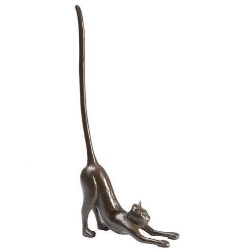 Cat Paper Towel Holder in Cast Iron Stunning Pets