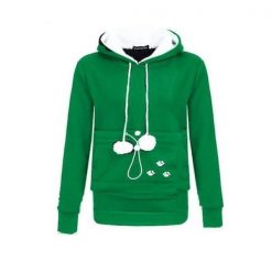 Cat Pouch Hoodie| Cat Pouch Sweater Outfit Stunning Pets S green 
