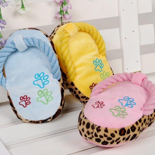 Chewable Squeaky Slipper-shaped Toy Stunning Pets