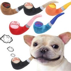 Chew Pipe Shaped Squeaky Plush Toy for Pets Dog Toy Cozy Living Store