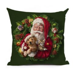 Christmas Decoration Cushion Cover Stunning Pets 43x43cm 15 