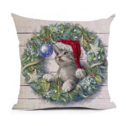 Christmas Decoration Cushion Cover Stunning Pets 43x43cm 17 