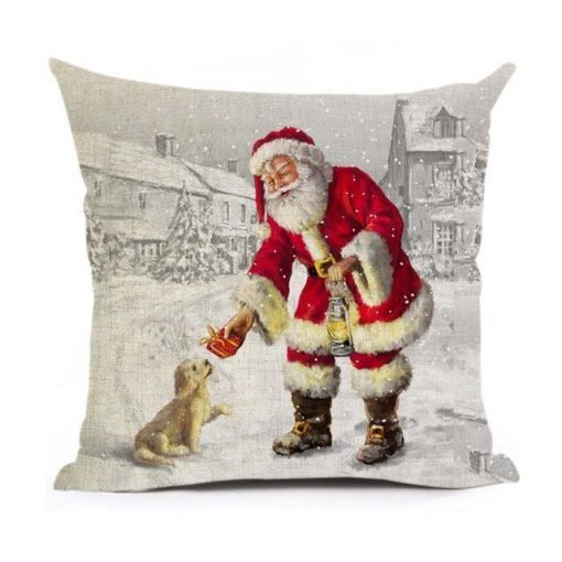 Christmas Decoration Cushion Cover Stunning Pets 43x43cm 19