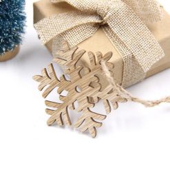 Christmas Decorations, Snowflakes, Deer&Tree Wooden Pendants Ornaments Stunning Pets Snowflakes 