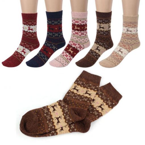 Christmas Deer Socks Christmas Socks GlamorousDogs