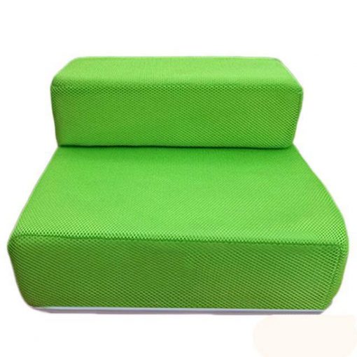 Colorful, Foldable Bed Stairs for Pets Stunning Pets Green 67x39cm